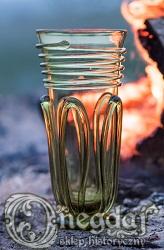 Wikiński szklany kubek. Replika z Birki. 0,5l