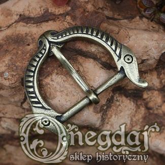 Sleipnir - wikińska klamra do pasa z wężami, cynk I
